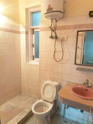 Bathroom in 2 BHK Builder Floor at Greater Kailash I – for Rent