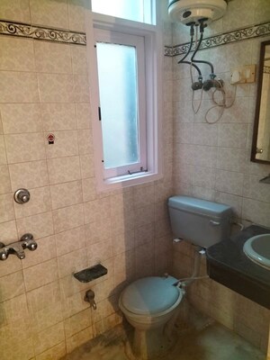 Bathroom in 2 BHK Builder Floor at Greater Kailash I – for Rent