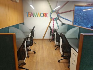 Team Area in  Office Space at Prestige Meridian Apartments, Mg Road – for Rent