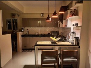 Kitchen in 2 BHK Apartment at N R Windgates, Thanisandra Main Road – for Rent