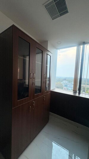 Building Lobby in  Office Space at Purvanchal Capital Tower, Vibhuti Khand – for Rent