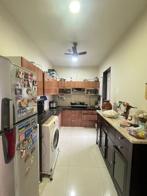Kitchen in 2.5 BHK Apartment at L&T Seawoods Residences Phase 2, Seawoods – for Rent