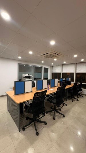 Team Area in  Office Space at Bhavya Corporate Towers, Vibhuti Khand – for Rent
