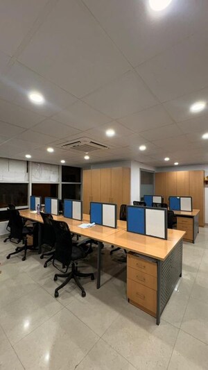 Team Area in  Office Space at Bhavya Corporate Towers, Vibhuti Khand – for Rent