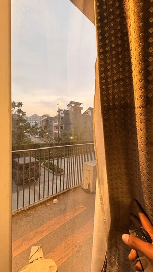 Balcony in 4 BHK Apartment at Emaar Orange Castle, Sarsawan – for Rent