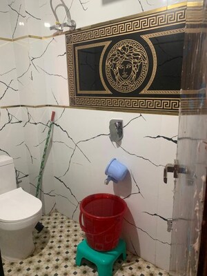 Bathroom in 3.5 BHK Apartment at Purvanchal Royal City, Chi V Greater Noida – for Rent