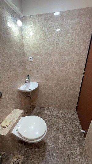 Bathroom in 2 BHK Apartment at Lalitambika Akshay, Worli – for Rent