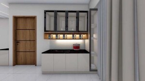 Kitchen in 3 BHK Apartment at Lansum El Dorado, Narsingi – for Rent