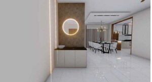 Bathroom in 3 BHK Apartment at Lansum El Dorado, Narsingi – for Rent