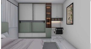 Living Room in 3 BHK Apartment at Lansum El Dorado, Narsingi – for Rent