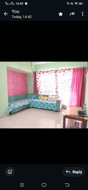Bedroom in 2 BHK Apartment at Mangala Valley, Kalyan West – for Sale