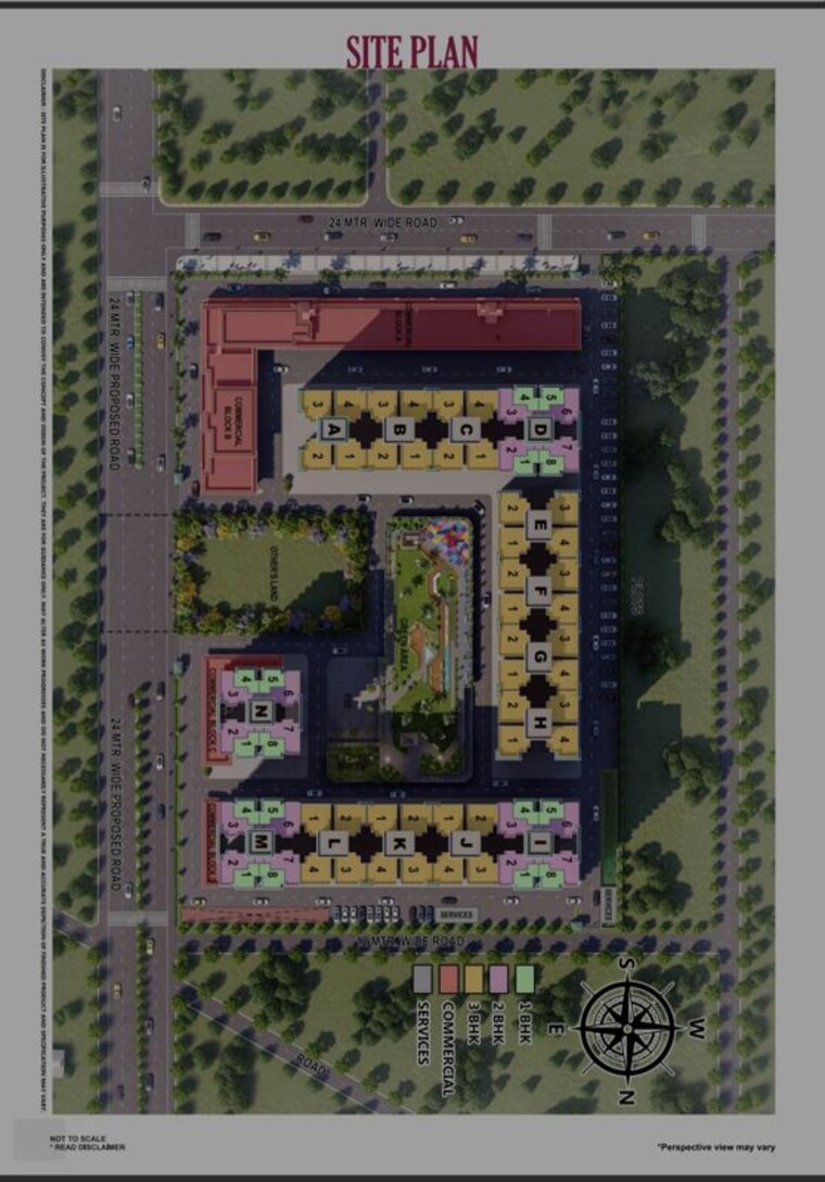 Master Plan, arttech-maulshree-heights 2.5 Bedroom 967 Sq.Ft. Apartment In Sector 84 Faridabad 10227813