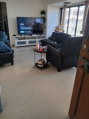 Living Room in 1 BHK Apartment at Ganga Bhavan, Versova – for Rent