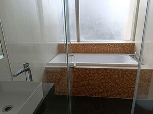 Bathroom in 4 BHK Apartment at Lodha Marquise, Worli – for Rent