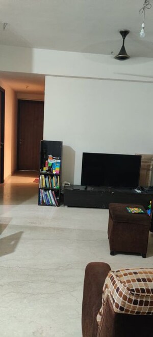 Living Room in 3 BHK Apartment at Lodha Sterling, Kolshet Road – for Rent