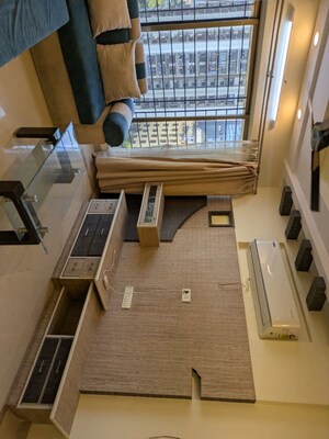 Balcony in 2.5 BHK Apartment at Raheja Solitaire, Goregaon West – for Rent