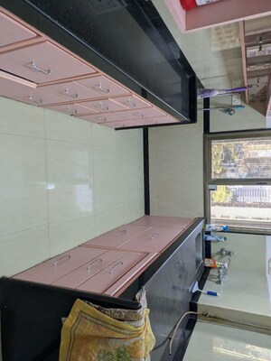 Kitchen in 2.5 BHK Apartment at Raheja Solitaire, Goregaon West – for Rent