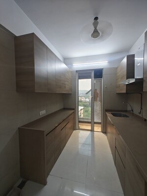 Kitchen in 3 BHK Apartment at Akshar Alvario, Seawoods – for Rent