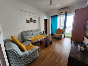 Living Room in 3 BHK Apartment at 3C Lotus Boulevard, Sector 100 – for Rent