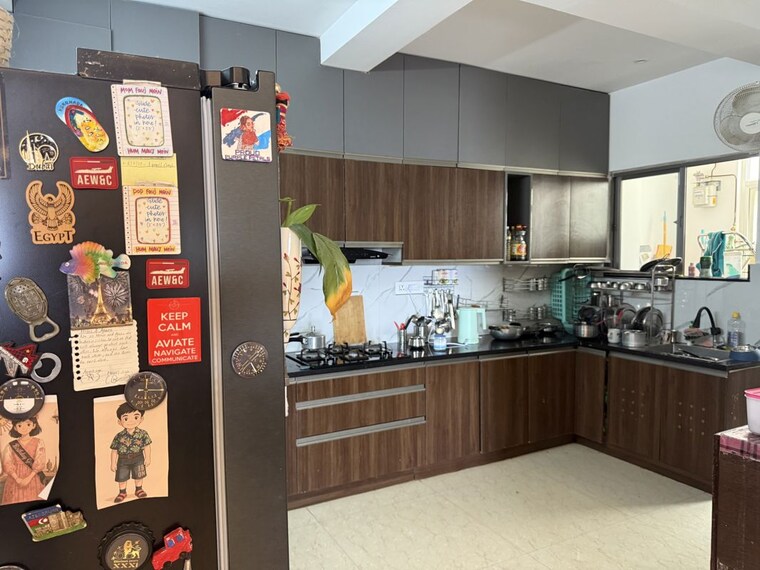 Kitchen, om-sree-signet 3 Bedroom 2435 Sq.Ft. Apartment In Yapral Hyderabad 10227962