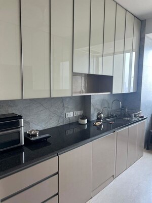 Kitchen in 3 BHK Apartment at K Raheja Modern Vivarea, Mahalaxmi – for Rent