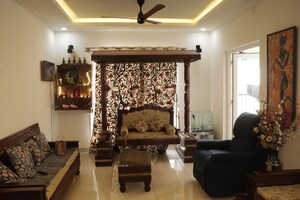 Living Room in 3 BHK Apartment at Kolte Patil iTowers Exente, Electronic City Phase I – for Rent