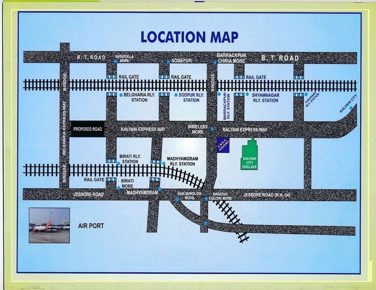 Map Location, shyamnagar  1440 Sq.Ft. Plot In Shyamnagar Kolkata 10015308