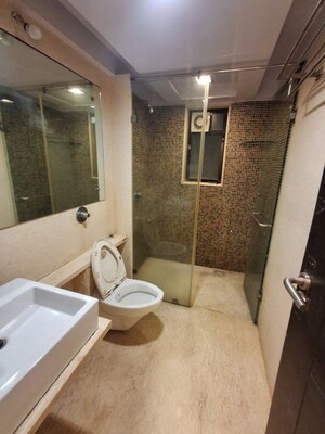 Bathroom in 4 BHK Apartment at Bhagwat Heights, Ulwe – for Rent