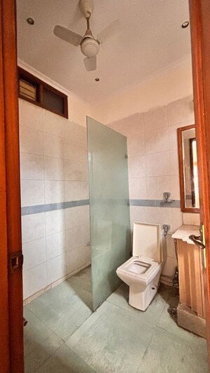Bathroom in 4 BHK Builder Floor at Hauz Khas Enclave – for Rent