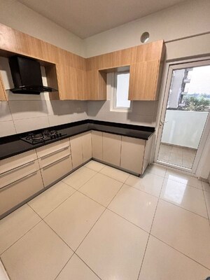 Kitchen in 3 BHK Apartment at Godrej Aqua, International Airport Road – for Rent