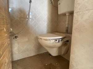 Bathroom in 1 BHK Apartment at Frenny Platinum Tower, Vasai East – for Sale