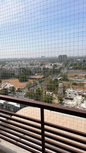 Balcony in 3 BHK Apartment at Aaryan Gloria, South Bopal – for Rent