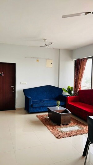 Living Room in 3 BHK Apartment at Aaryan Gloria, South Bopal – for Rent