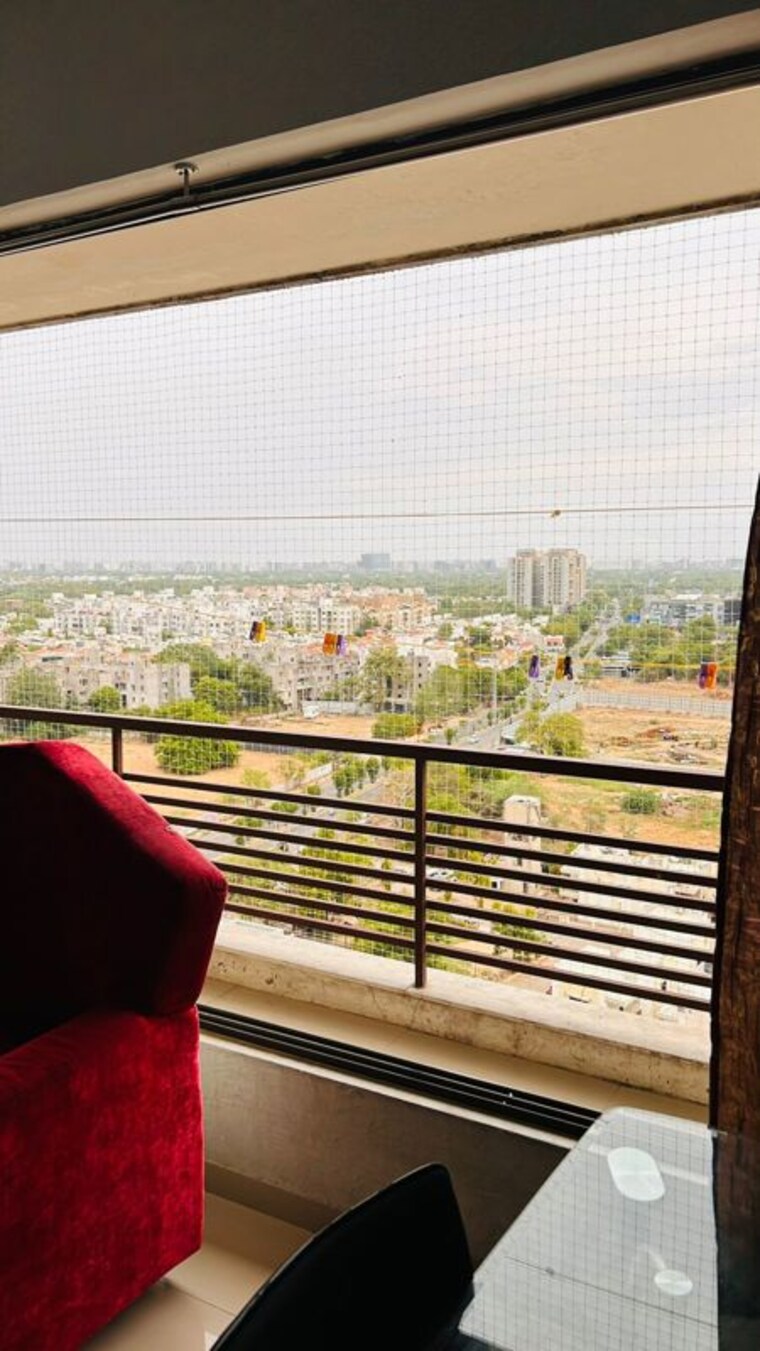 Balcony, aaryan-gloria 3 Bedroom 1500 Sq.Ft. Apartment In South Bopal Ahmedabad 10228266