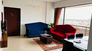 Living Room in 3 BHK Apartment at Aaryan Gloria, South Bopal – for Rent