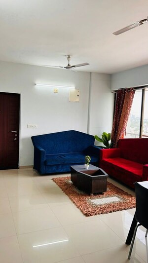 Living Room in 3 BHK Apartment at Aaryan Gloria, South Bopal – for Rent