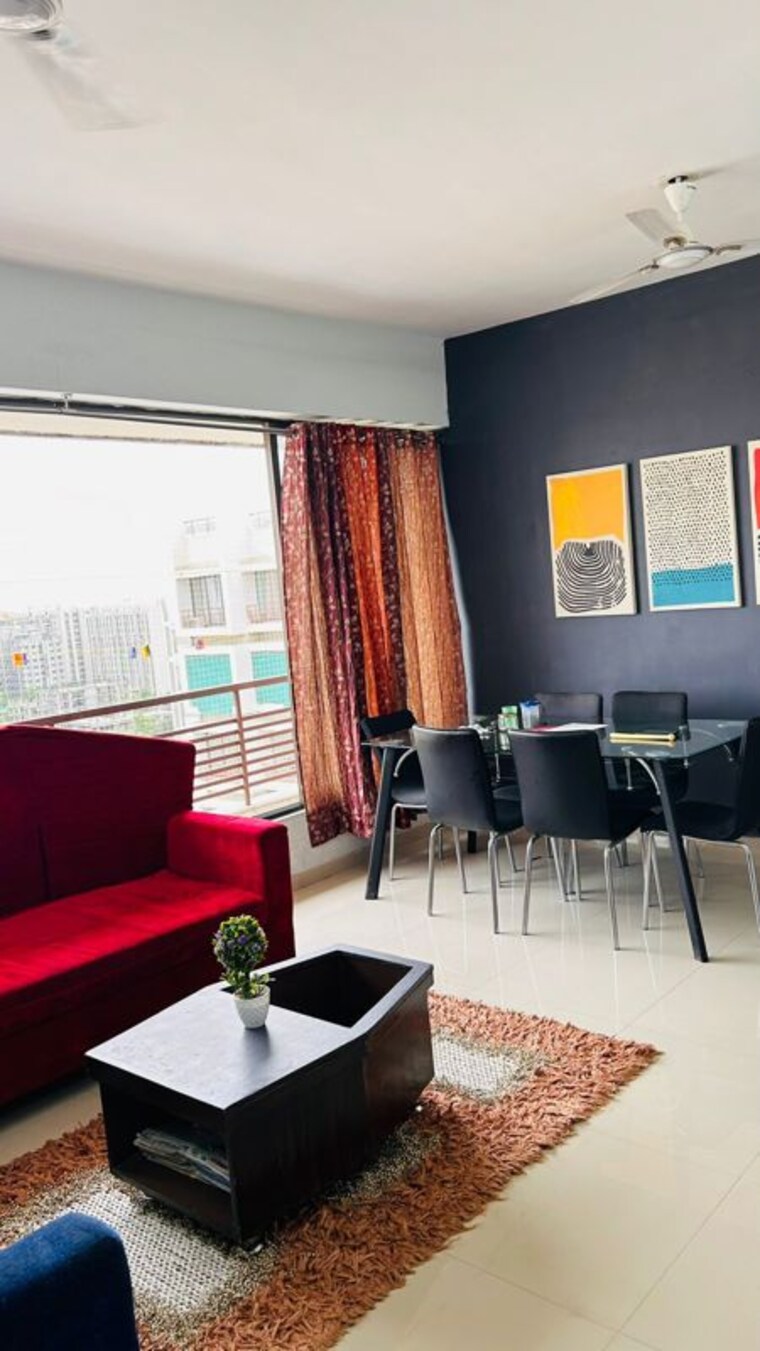 Living Room, aaryan-gloria 3 Bedroom 1500 Sq.Ft. Apartment In South Bopal Ahmedabad 10228266