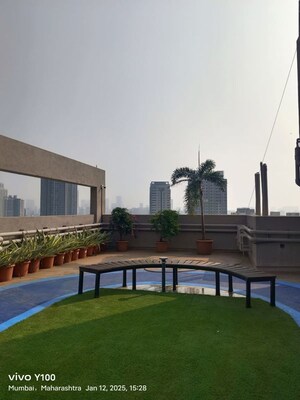 Terrace in Studio Apartment at Satyam Tower Kandivali East, Kandivali East – for Rent