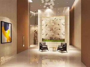 Living Room in 4 BHK Apartment at K Raheja Vivarea, Mahalaxmi – for Rent