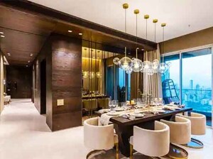 Living Room in 4 BHK Apartment at K Raheja Vivarea, Mahalaxmi – for Rent