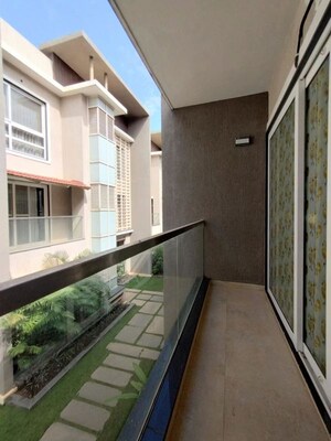 Balcony in 4 BHK Villa at Salarpuria Sattva Northland, Hennur Road – for Rent