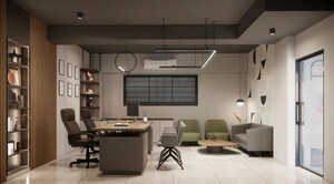 Living Room in  Office Space at Bodakdev – for Rent