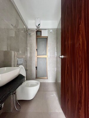 Bathroom in 2 BHK Apartment at Raymond Ten X Habitat, Pokhran Road No Two – for Rent