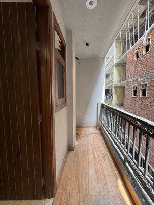 Balcony in 2 BHK Builder Floor at Palm Residency Chhatarpur, Chattarpur – for Rent