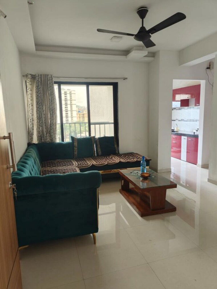 Living Room, dynamic-crest 1 Bedroom 435 Sq.Ft. Apartment In Shilphata Thane 10228632