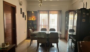 Living Room in 3 BHK Apartment at Golden Residency, Bellandur – for Rent