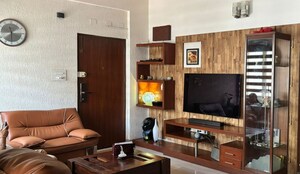 Living Room in 3 BHK Apartment at Golden Residency, Bellandur – for Rent