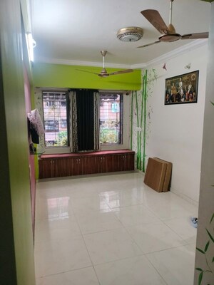 Living Room in 1 BHK Apartment at Neel Sankalp, New Panvel – for Rent
