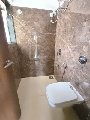 Bathroom in 2 BHK Apartment at Krishna Aviro, Mohammadwadi – for Rent