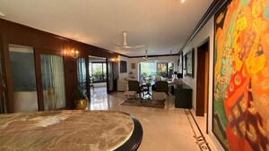 Living Room in 4 BHK Apartment at Juhu – for Rent